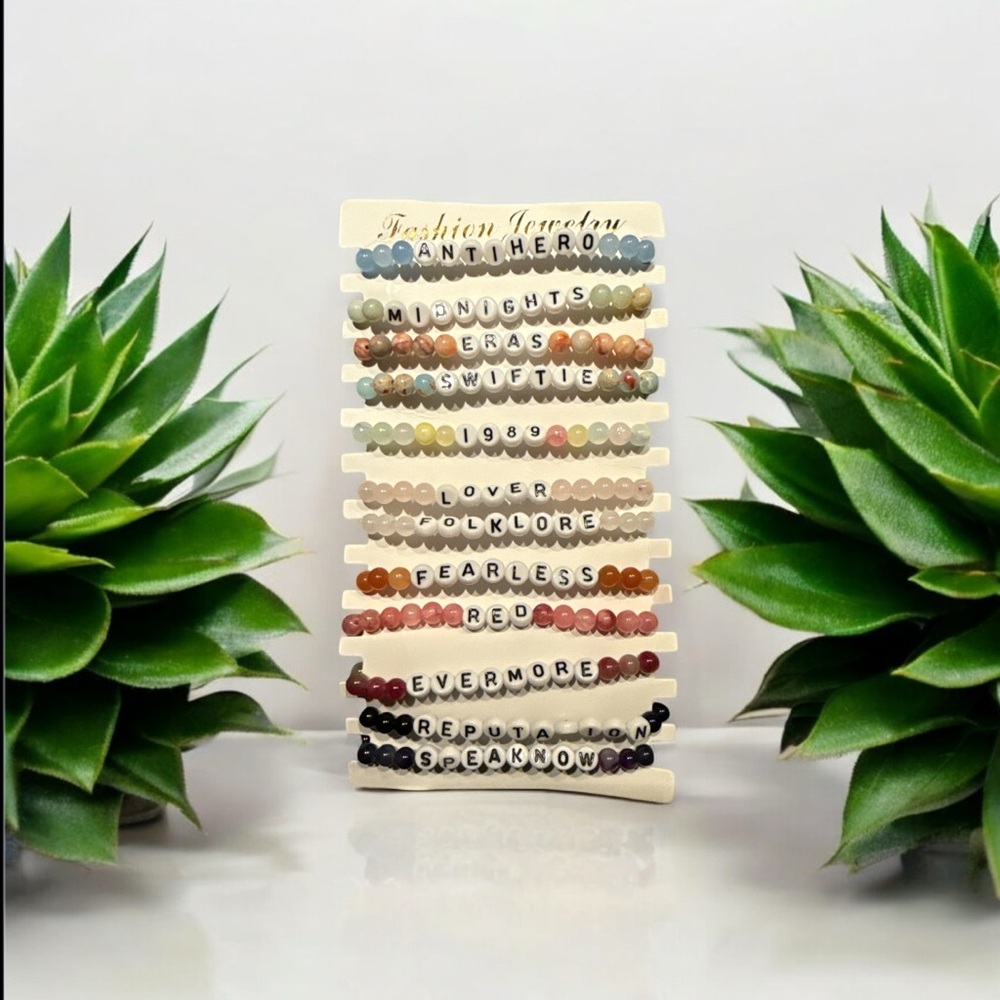 Taylor Swift Beaded Bracelets Set - Multicolor
